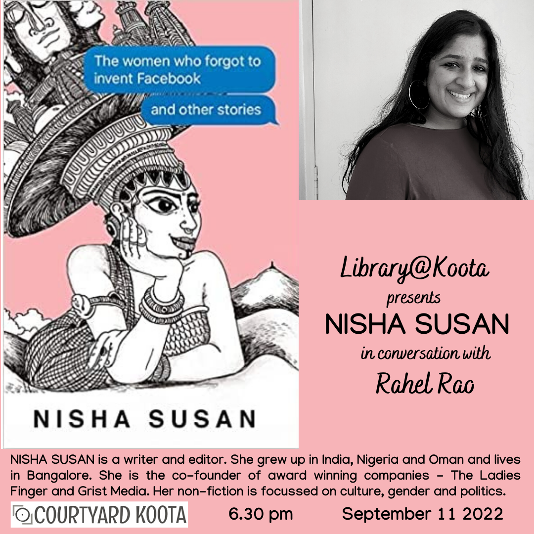 Book Talk By Nisha Susan